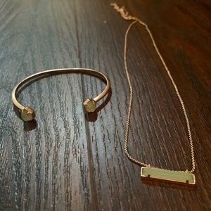 Matching Kendra Scott  bracelet and necklace